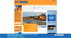 Desktop Screenshot of bautrans.hu